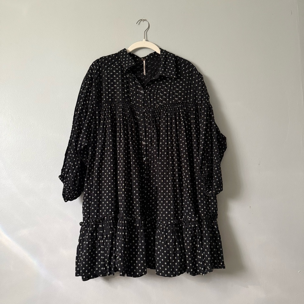 Free People Full Swing Printed Mini Dress